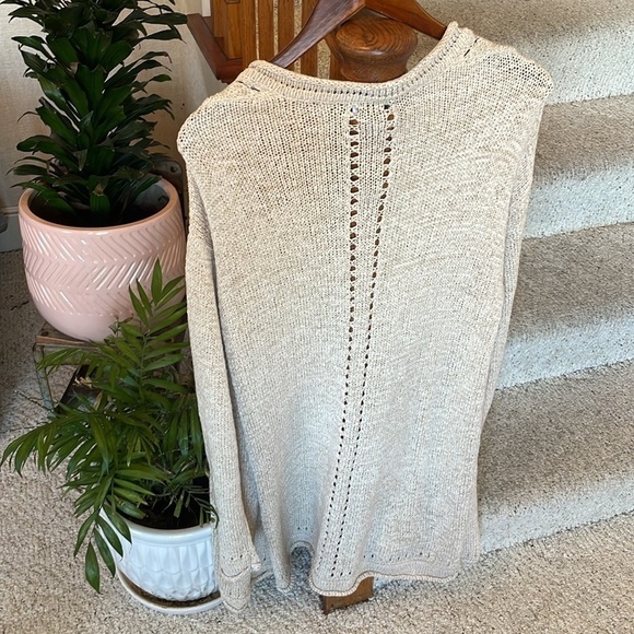 Ivy Beau Boho Crochet Open Knit Maxi Cardigan - Picture 4 of 12